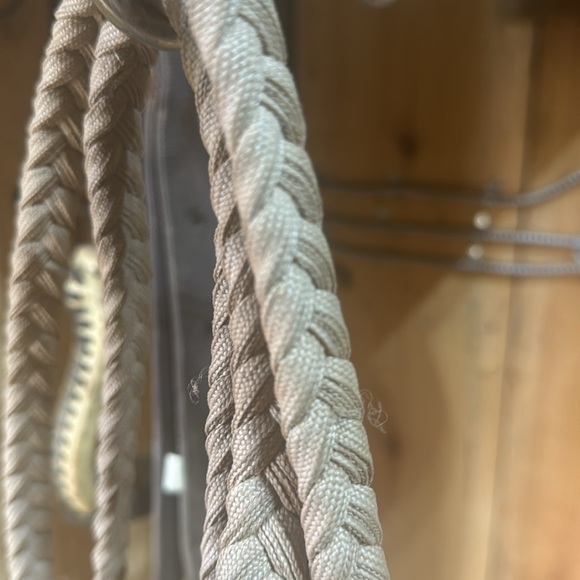 Tan Nylon Roping Rein - Picture 5 of 5